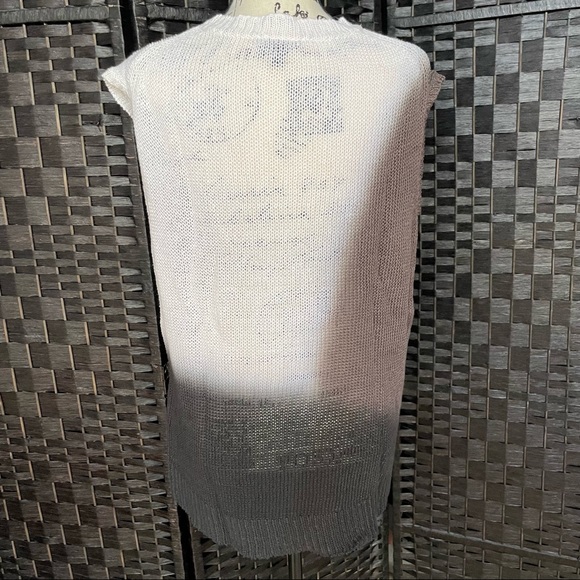 J. Crew NWOT Linen Knit Sleeveless Top Sz M - Picture 3 of 5